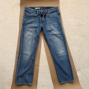 AG Denim Jeans EX boyfriend Crop sz 26R
